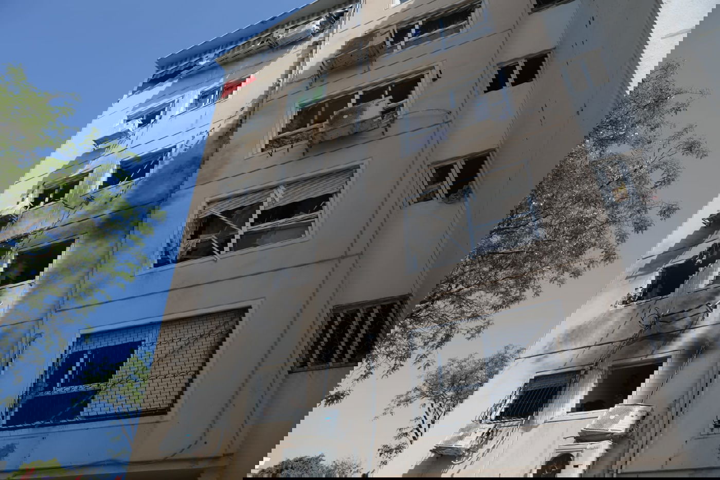 תיעוד: הנזק מהפגיעה ישירה בעיר אשקלון