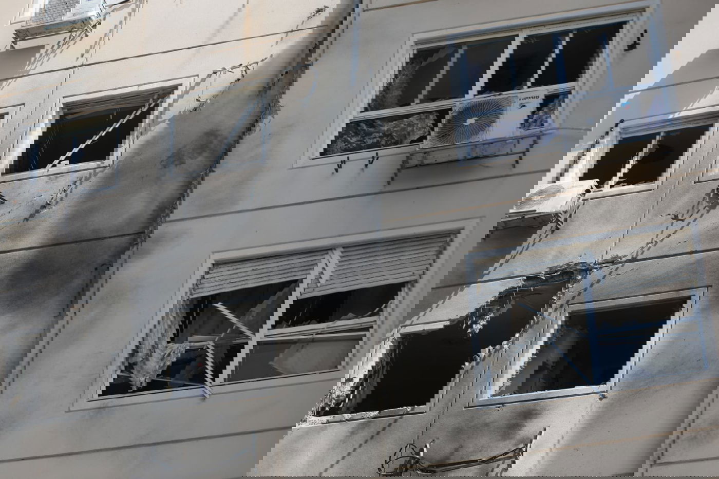 תיעוד: הנזק מהפגיעה ישירה בעיר אשקלון