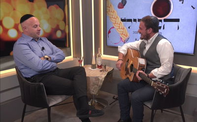 זלמן שטוב עם מנחם טוקר