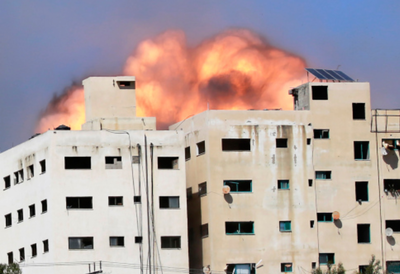 'הסמל של עזה'; צה"ל הוריד בניין ענק • צפו