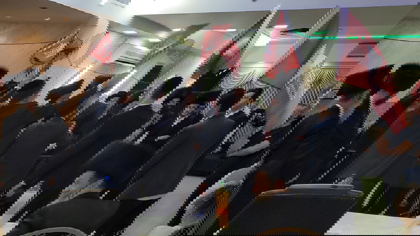 עם רגל מגובסת: צפו בחתונת החתן שנפצע בקרלין