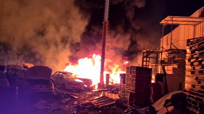 חשד לאירוע לאומני: הצתה בחניון רכבים בביתר עילית