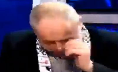 בדיון על עזה: הפרשן הפלסטיני פרץ בבכי. צפו