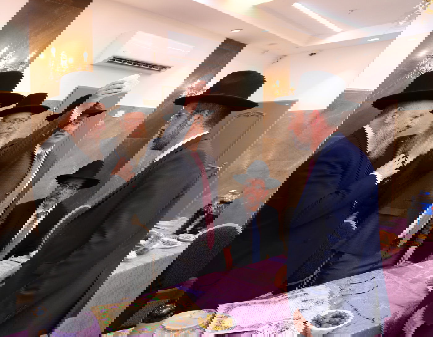 יעקב אשר אירס; רבנים ואישי ציבור באו לברך