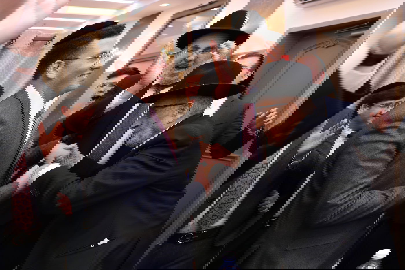 יעקב אשר אירס; רבנים ואישי ציבור באו לברך