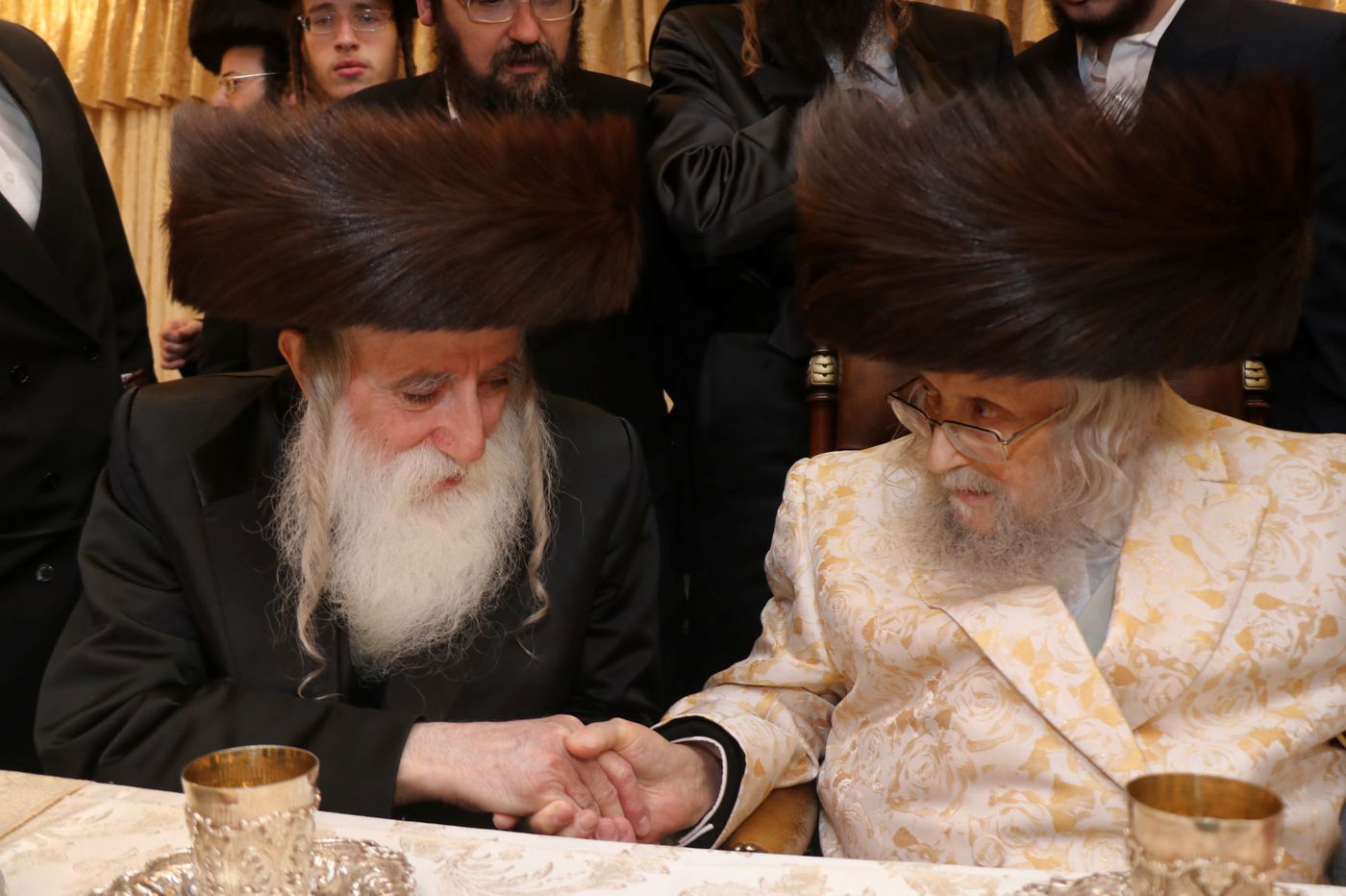 שמחת החתונה לנכדת גאב"ד העדה החרדית הגרי"ט וייס