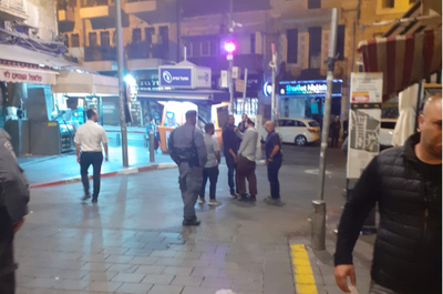 חוקרי השב"כ בזירת האירוע