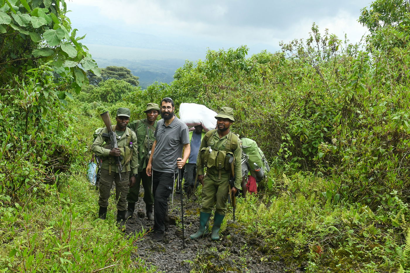 במהלך הטיול לקונגו