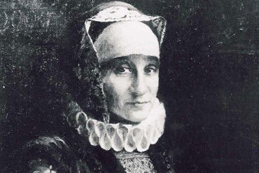 כך נראתה הרבנית גליקל מהמלין. ציור של לאופולד פיליחובסקי בתחילת המאה ה-20