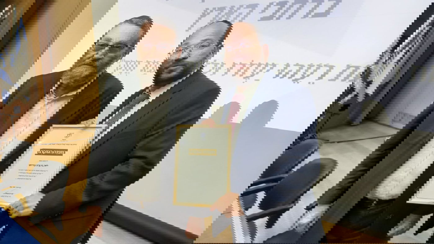 הרב נורדמן עם גפני