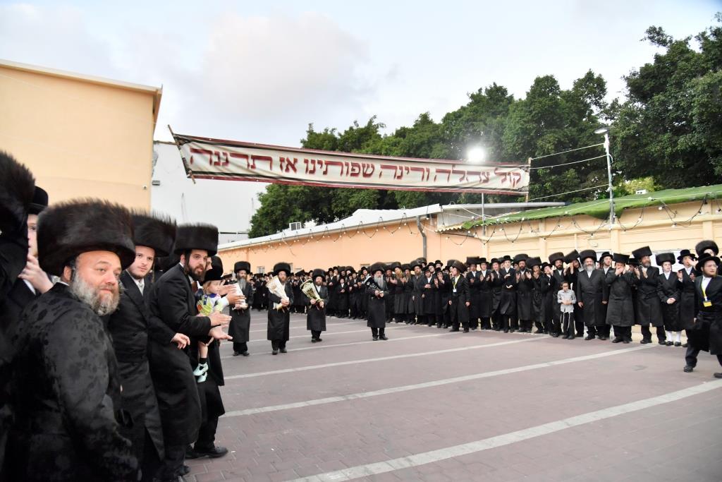 לע"נ החסיד: בויז'ניץ חגגו הכנסת ספר תורה חדש