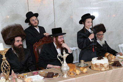 בקאליב חגגו בר מצווה לנין הראשון של הרבי זצ"ל