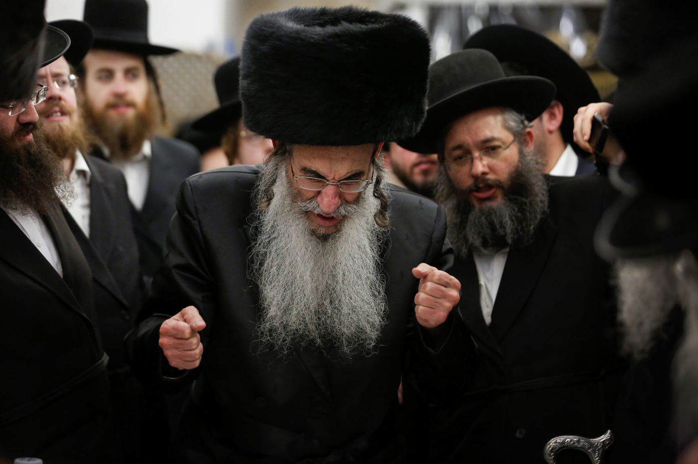 הרבי בריקוד לרגל השמחה