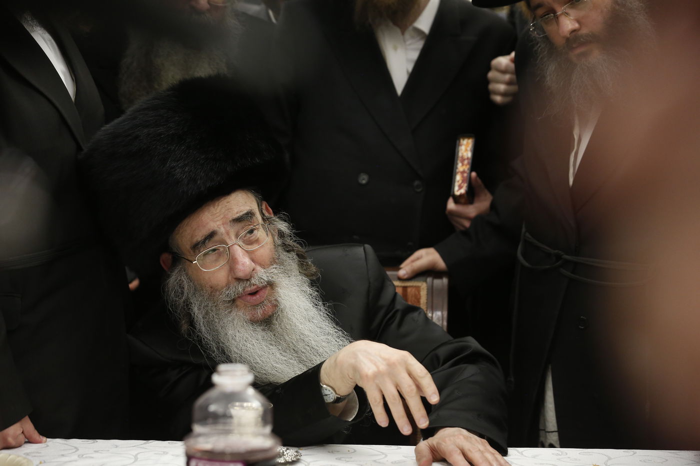 האדמו"ר מאלכסנדר ערך 'חלאקה' לנכדו בציון רשב"י