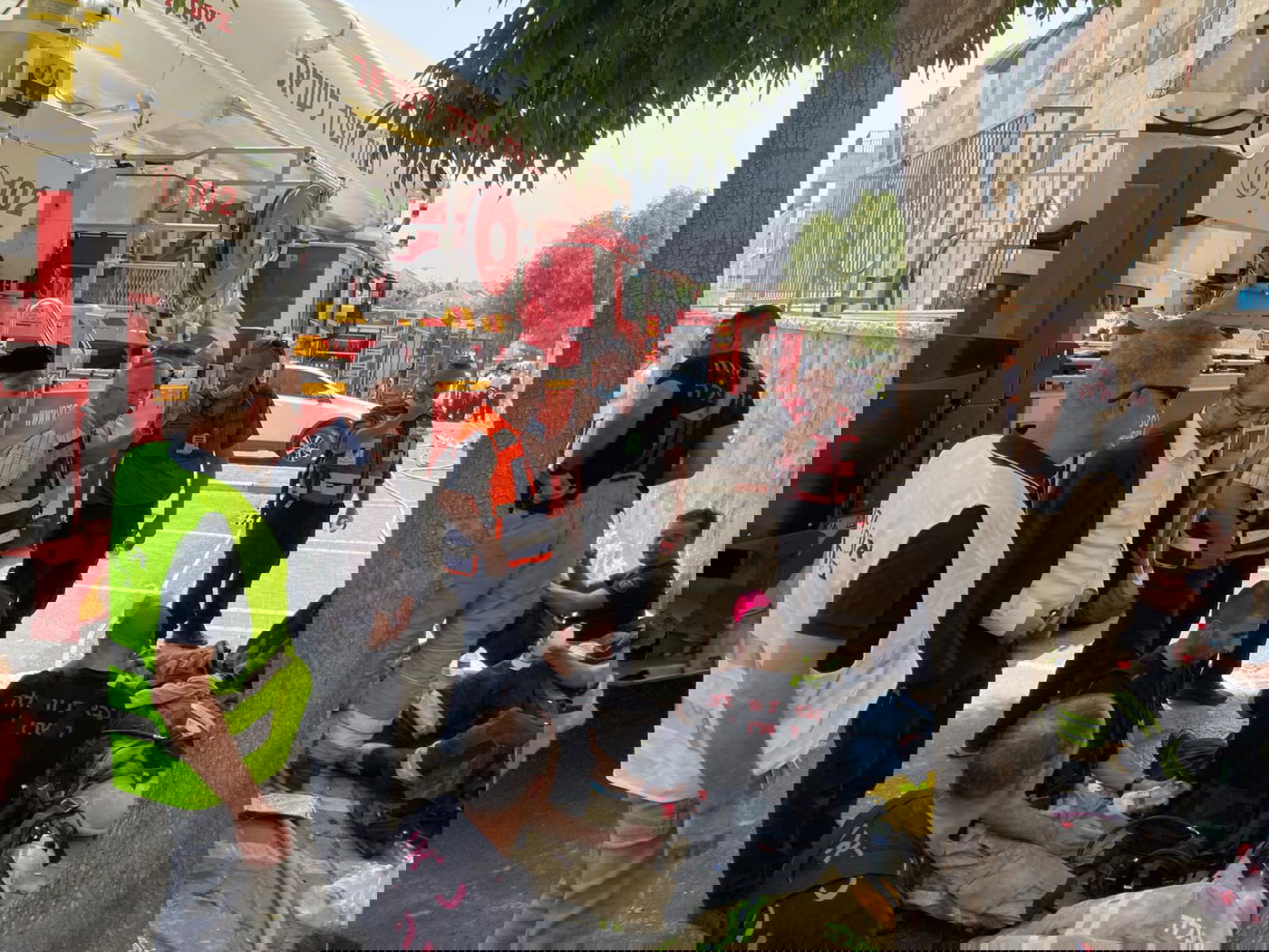 שריפה גדולה: תושבים פונו מבתיהם בבית שמש