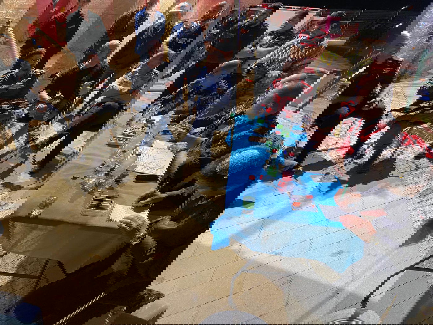 שריפה במפעל למחזור דלקים בדרום הר חברון; תיעוד