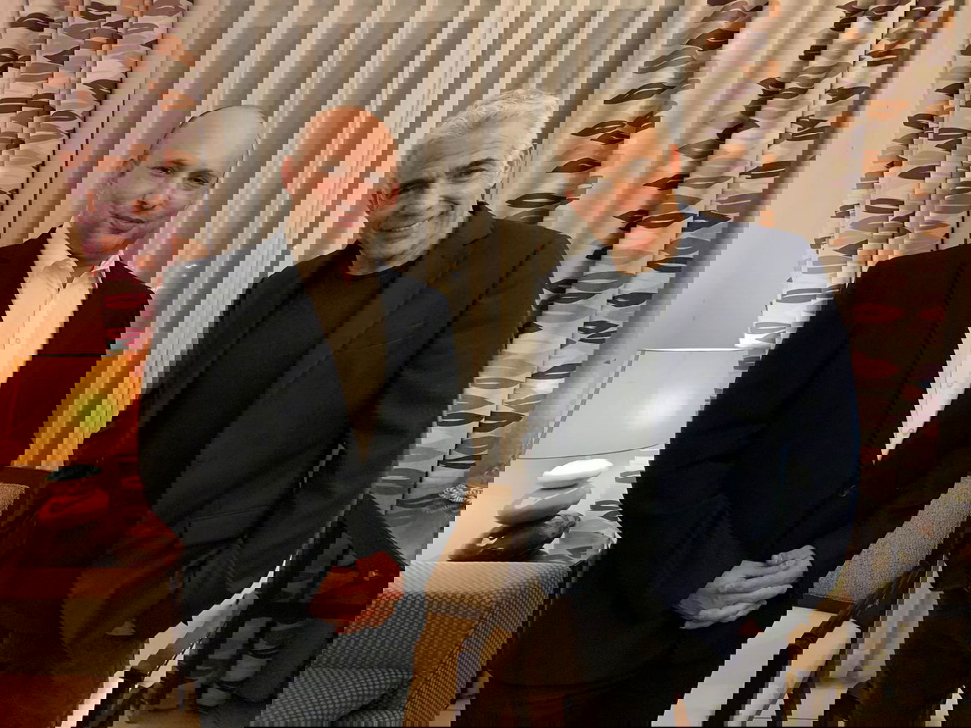 יו"ר ימינה, נפתלי בנט, ויו"ר יש עתיד, יאיר לפיד, הערב בכפר המכביה