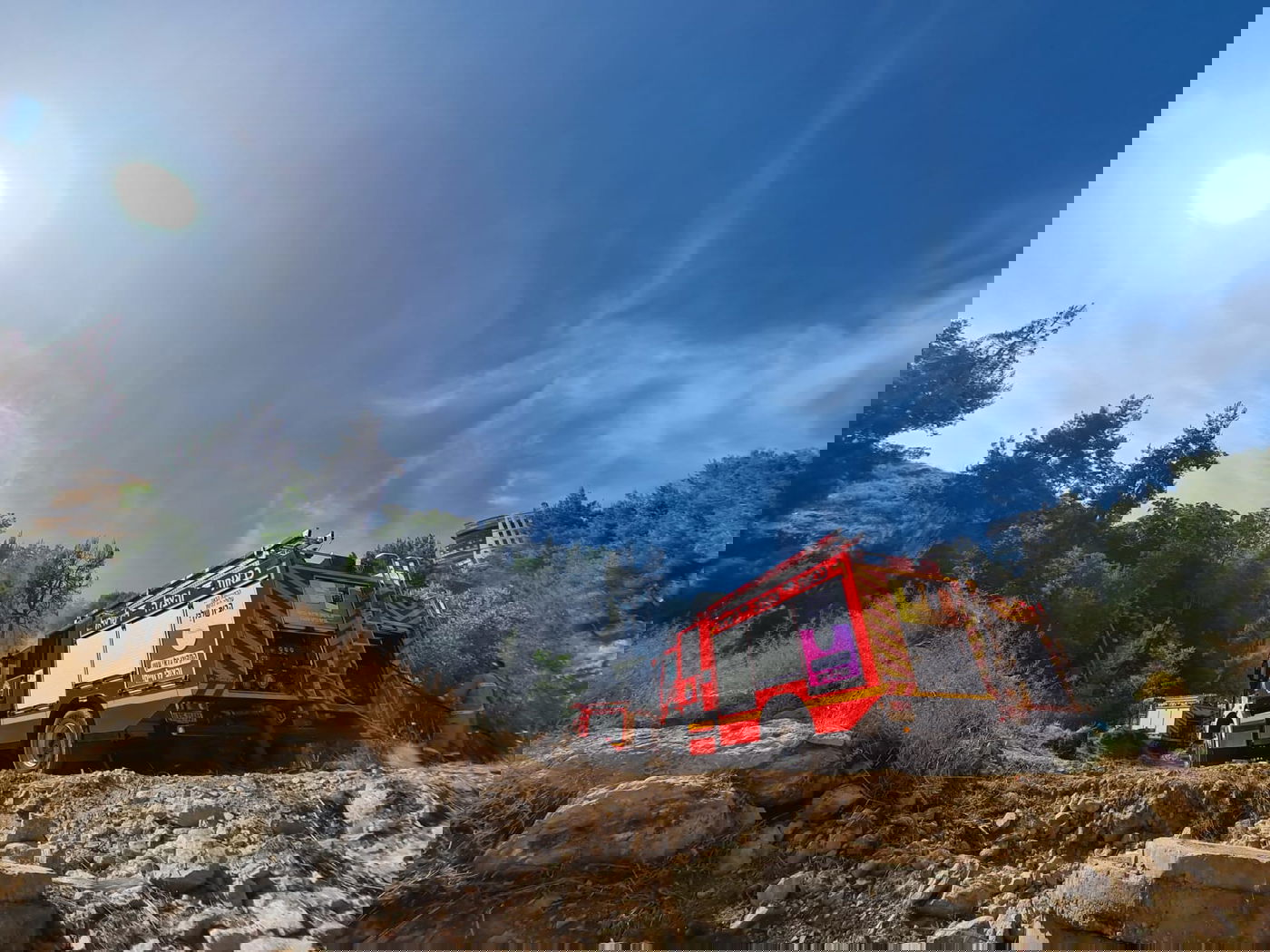 כך לוחמי האש הצליחו להשתלט על השריפה הגדולה