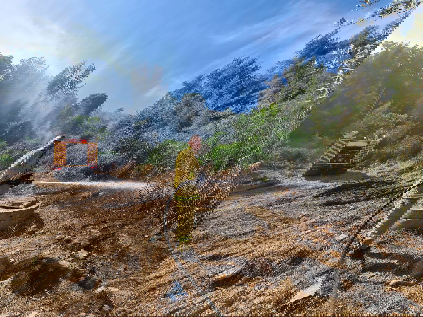 כך לוחמי האש הצליחו להשתלט על השריפה הגדולה