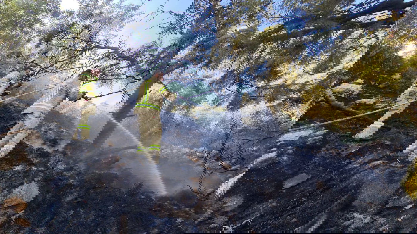 כך לוחמי האש הצליחו להשתלט על השריפה הגדולה