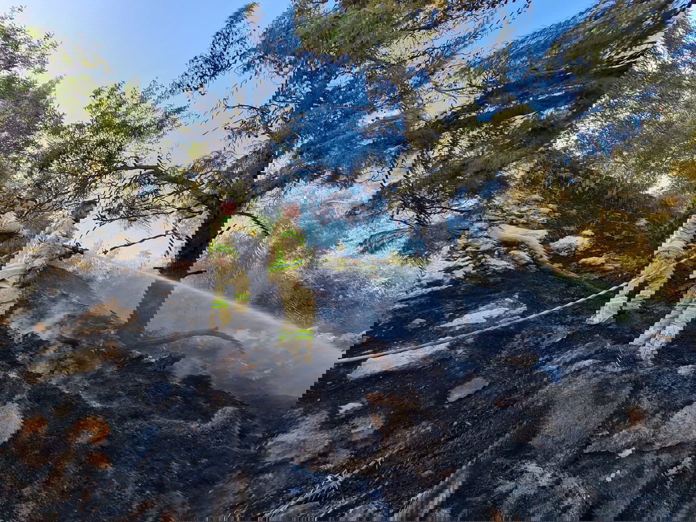 כך לוחמי האש הצליחו להשתלט על השריפה הגדולה