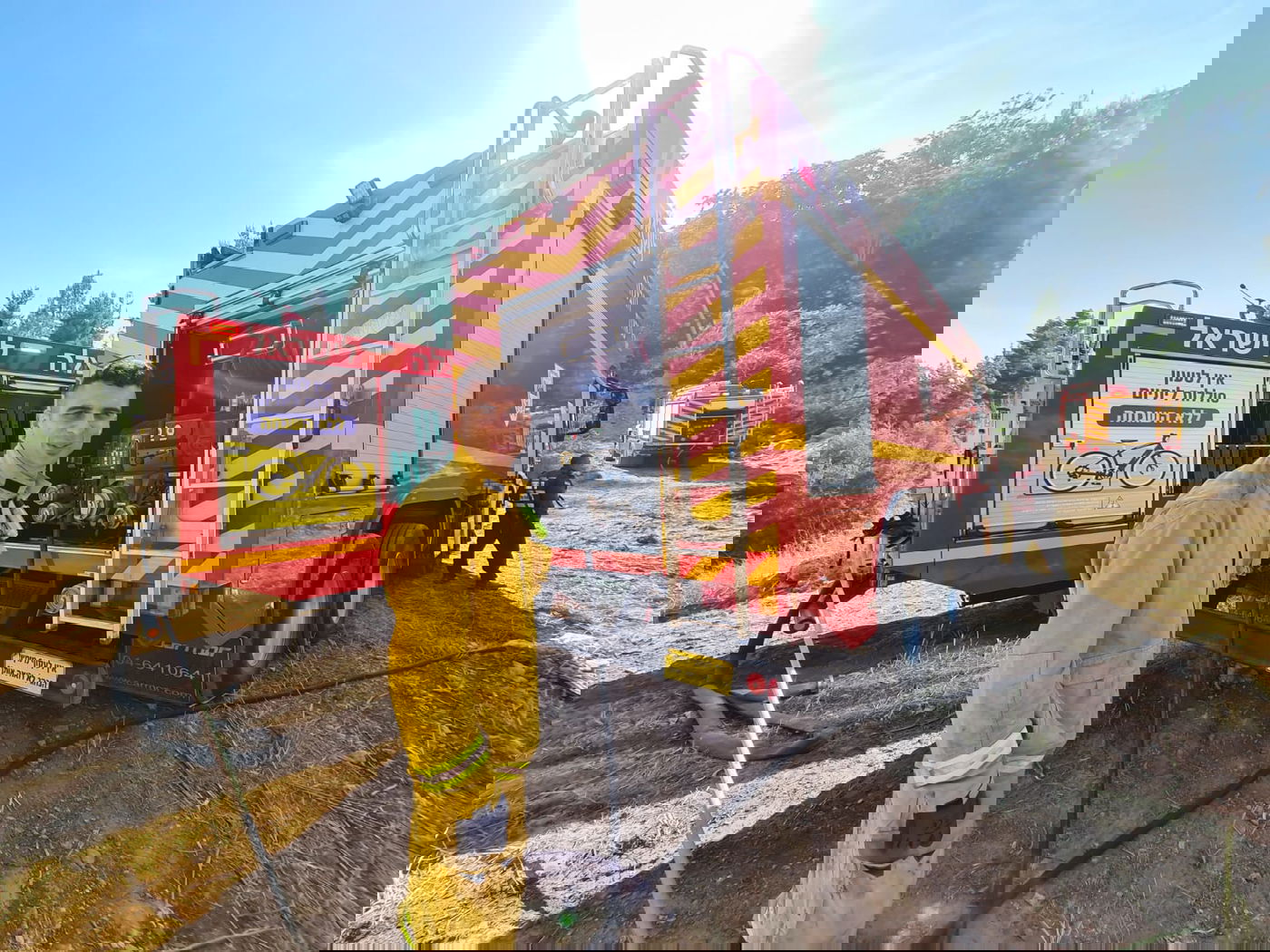 כך לוחמי האש הצליחו להשתלט על השריפה הגדולה