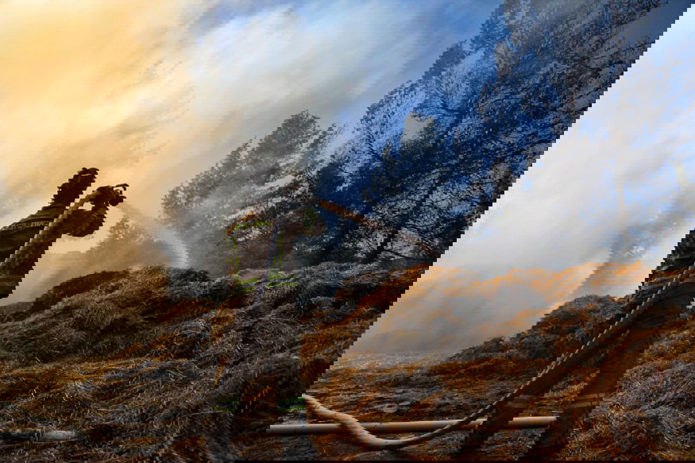 במהלך השבת התחדשה האש בצור הדסה