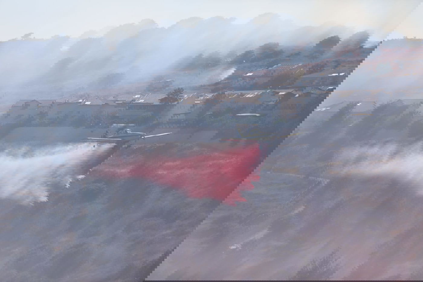 במהלך השבת התחדשה האש בצור הדסה