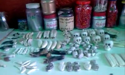 ביקור הרב חיים פוקס בשוק המכשפות במקסיקו