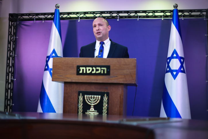 בנט, הערב. נאום לוחמני מאוד נגד נתניהו