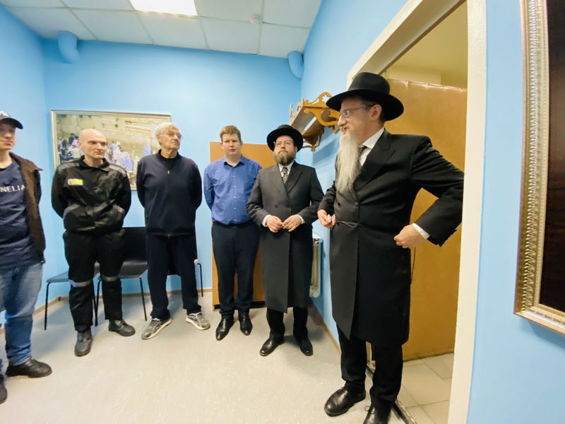 נחנך בית הכנסת המשופץ בבית הכלא הוותיק ברוסיה