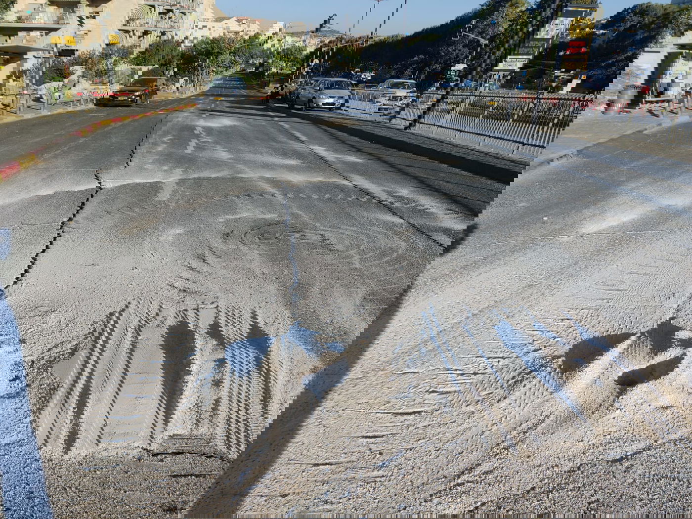 מספר כבישים באזור 'שערי צדק' - נחסמו לתנועה