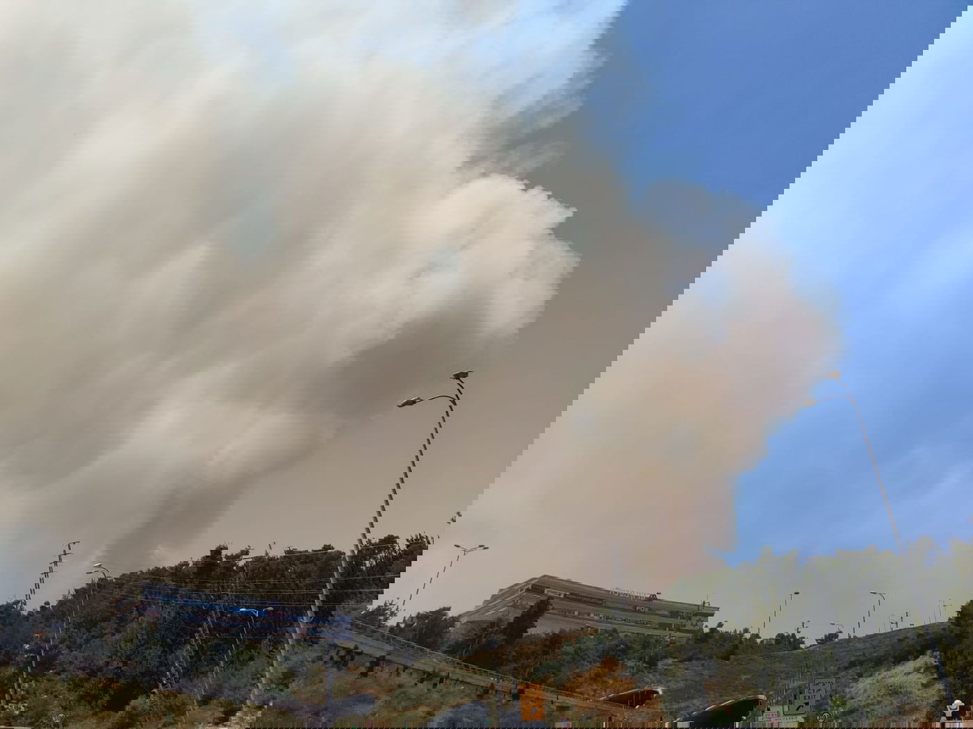 אש בוערת בהרי ירושלים; "הוסרה הסכנה מעל הישובים"