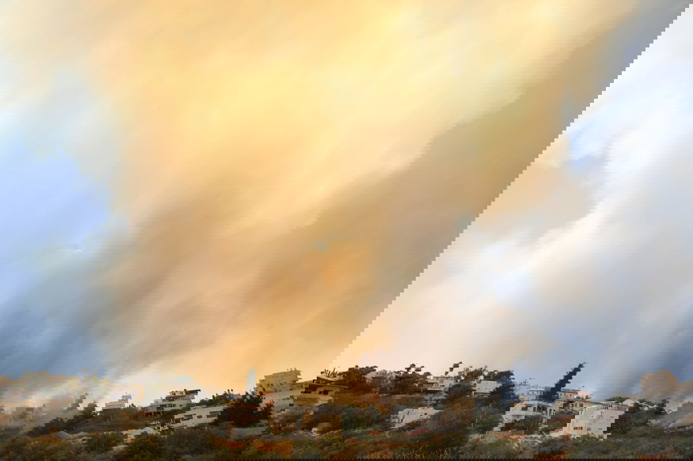 אש בוערת בהרי ירושלים; "הוסרה הסכנה מעל הישובים"