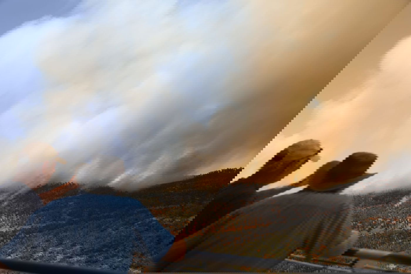 אש בוערת בהרי ירושלים; "הוסרה הסכנה מעל הישובים"