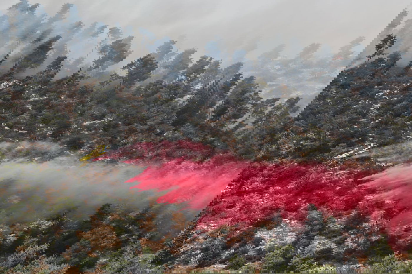 אש בוערת בהרי ירושלים; "הוסרה הסכנה מעל הישובים"