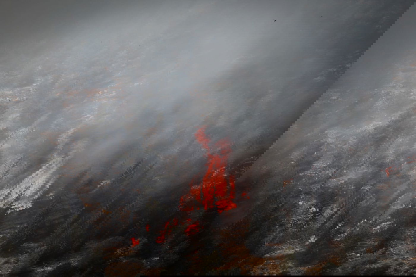 אש בוערת בהרי ירושלים; "הוסרה הסכנה מעל הישובים"