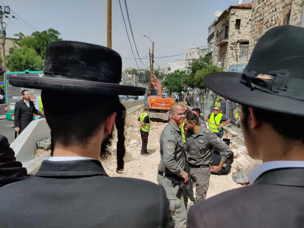 12 עצורים בהפגנות הרכבת הקלה בבר אילן