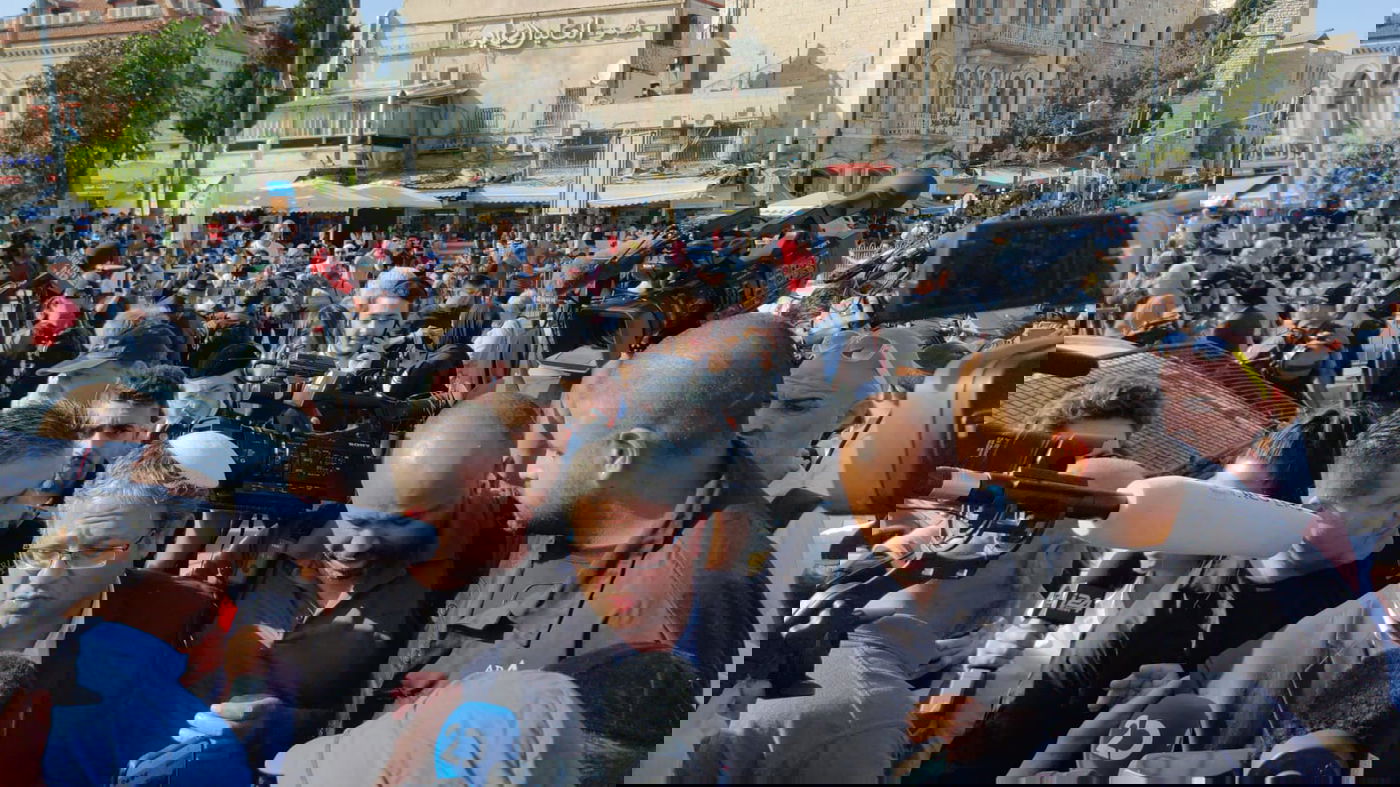 תיעוד: איתמר בן גביר התקרב לשער שכם - המהומות פרצו