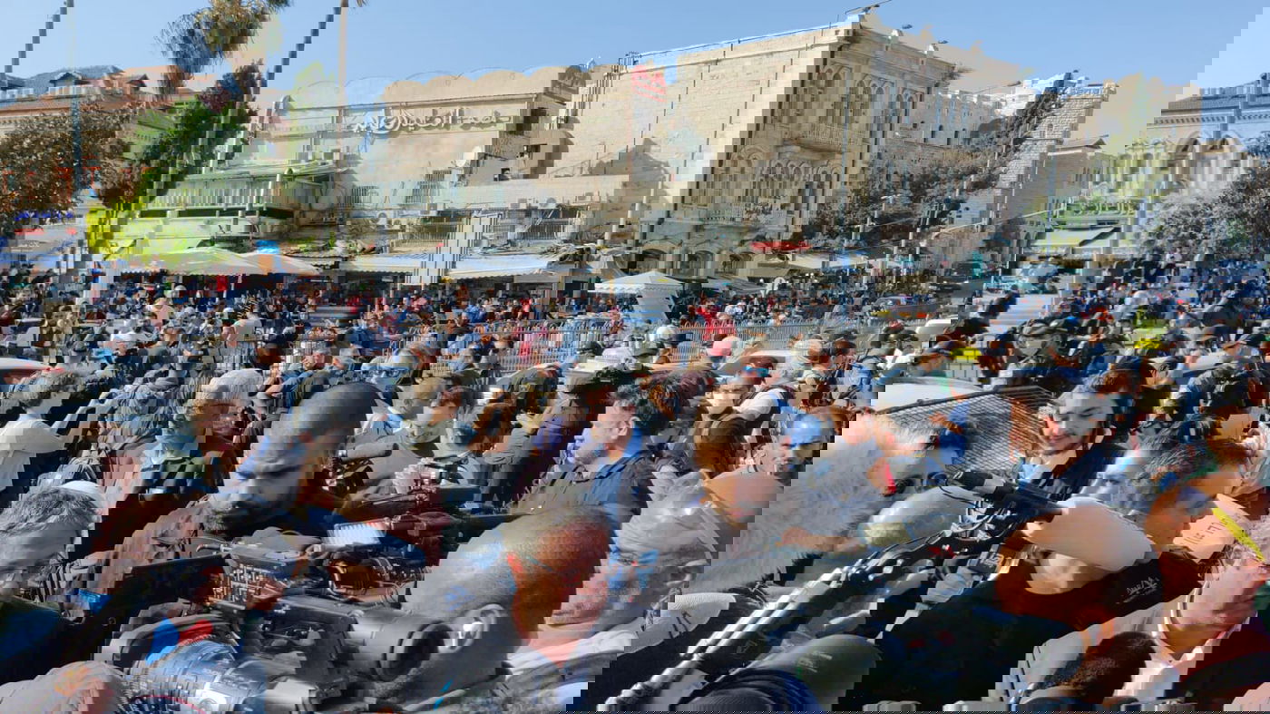 תיעוד: איתמר בן גביר התקרב לשער שכם - המהומות פרצו