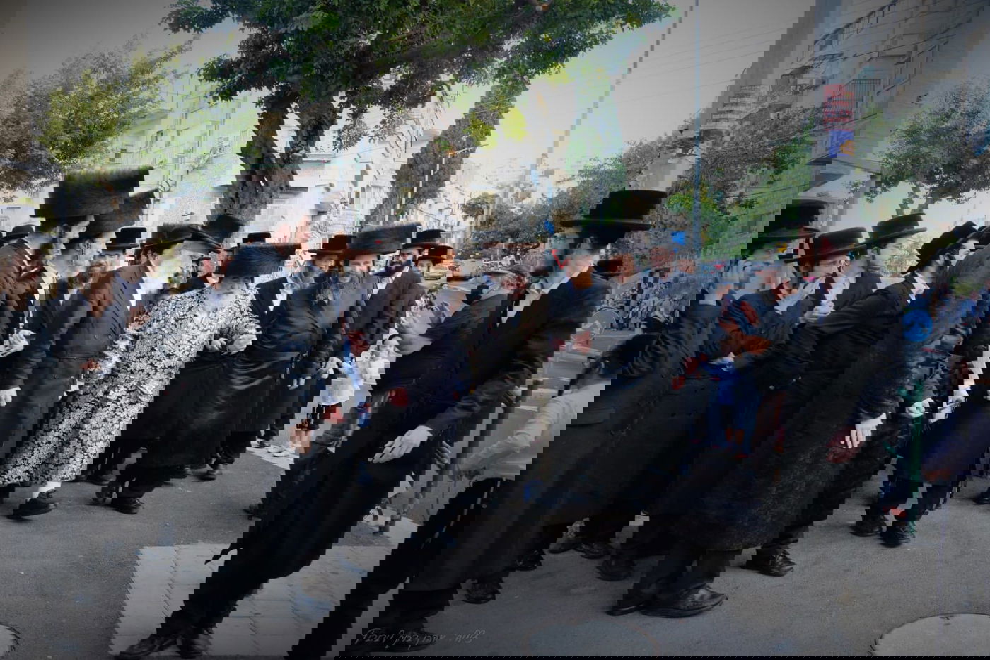 הרבי מויז'ניץ חיזק את קהילת האברך שנהרג