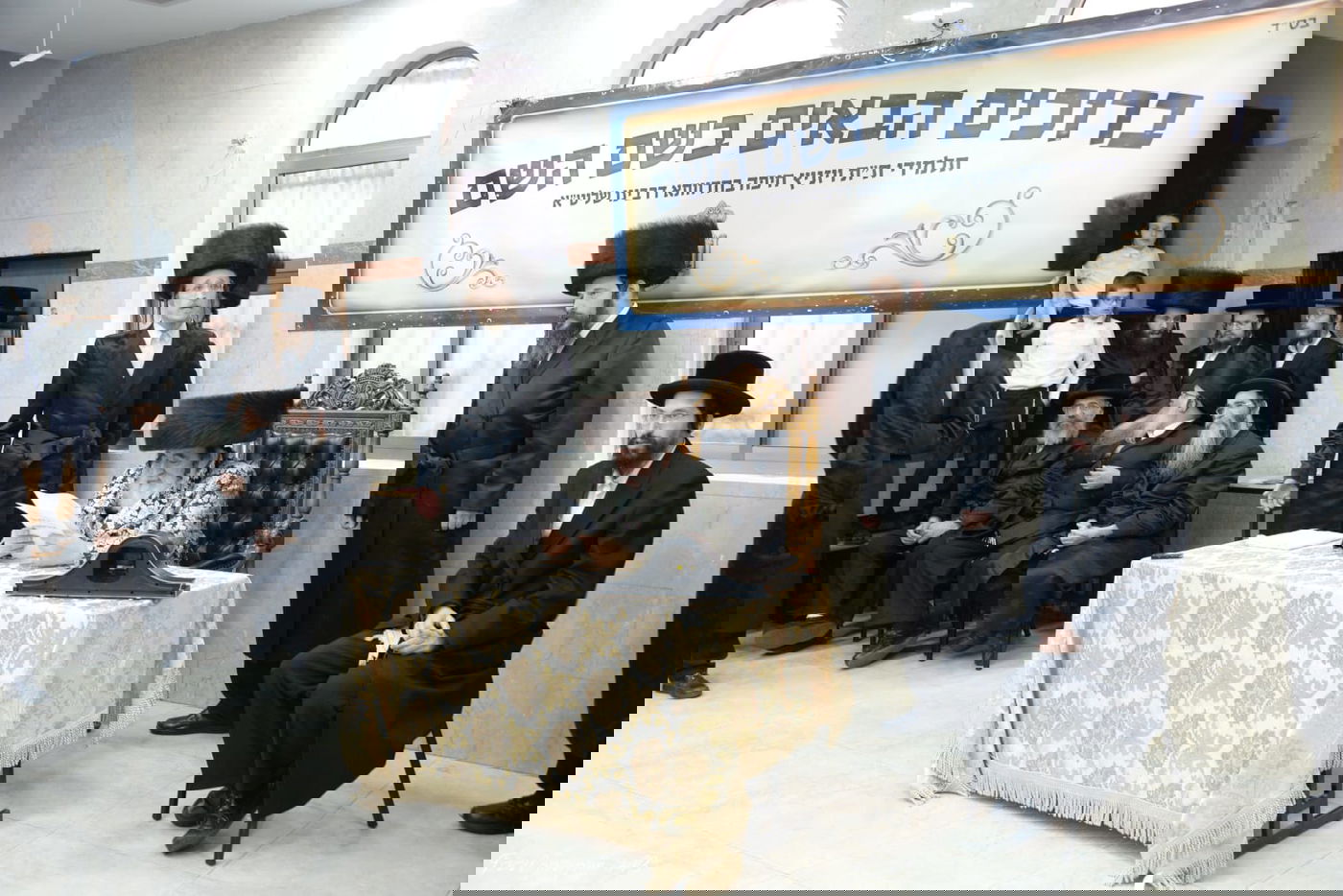 הרבי מויז'ניץ חיזק את קהילת האברך שנהרג