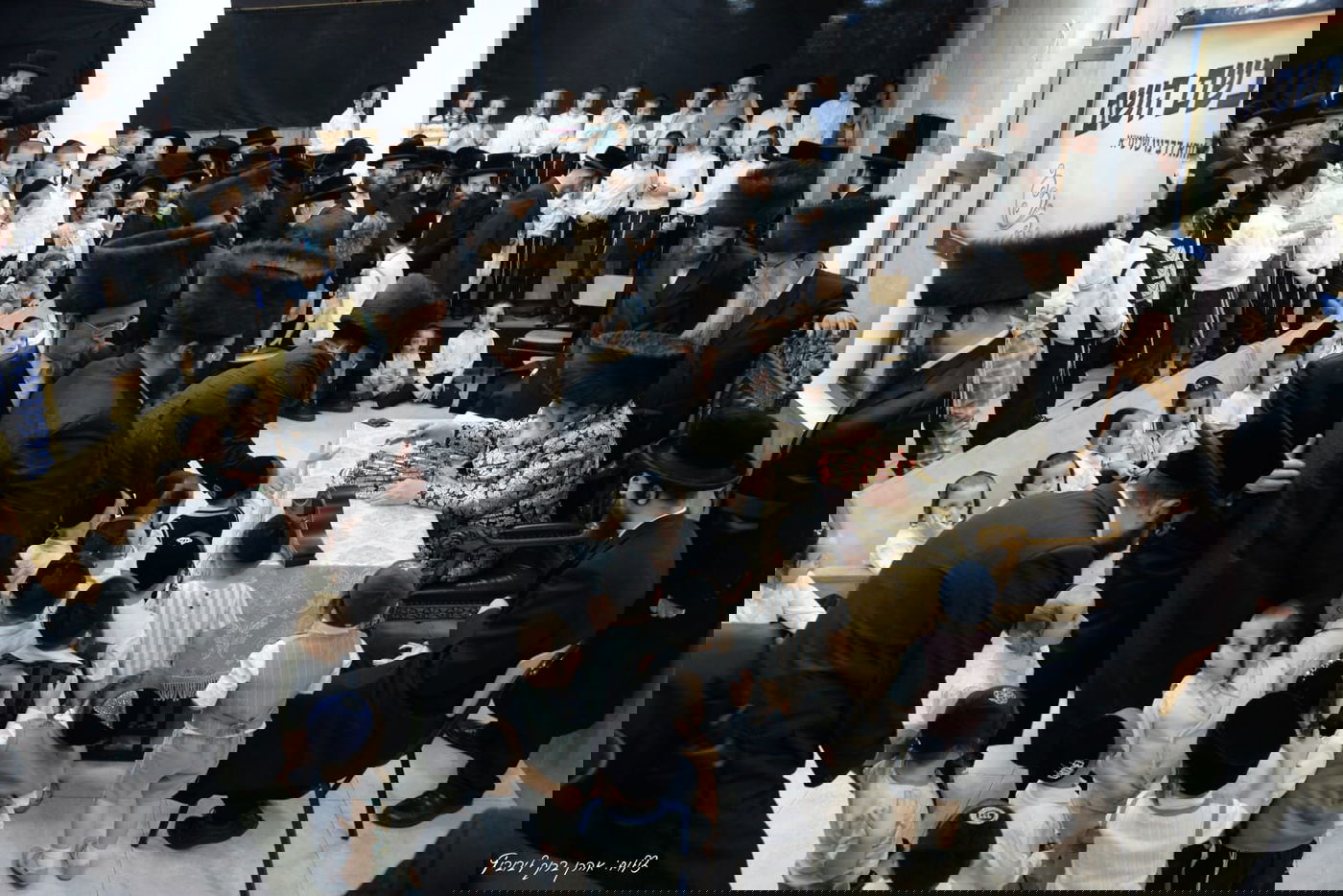 הרבי מויז'ניץ חיזק את קהילת האברך שנהרג