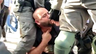 תיעוד: איתמר בן גביר התקרב לשער שכם - המהומות פרצו