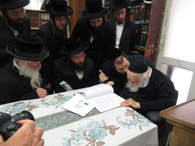בביקור אצל מרן הגר"ח קנייבסקי