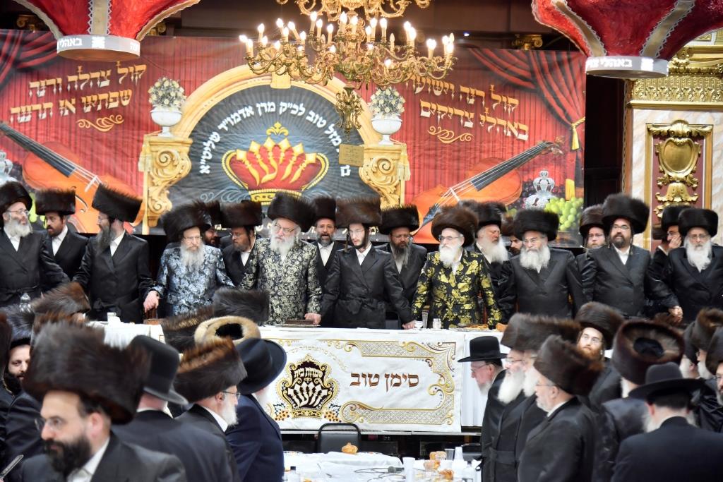 שמחות השבע ברכות לנכד האדמו"ר מויז'ניץ בארה"ב