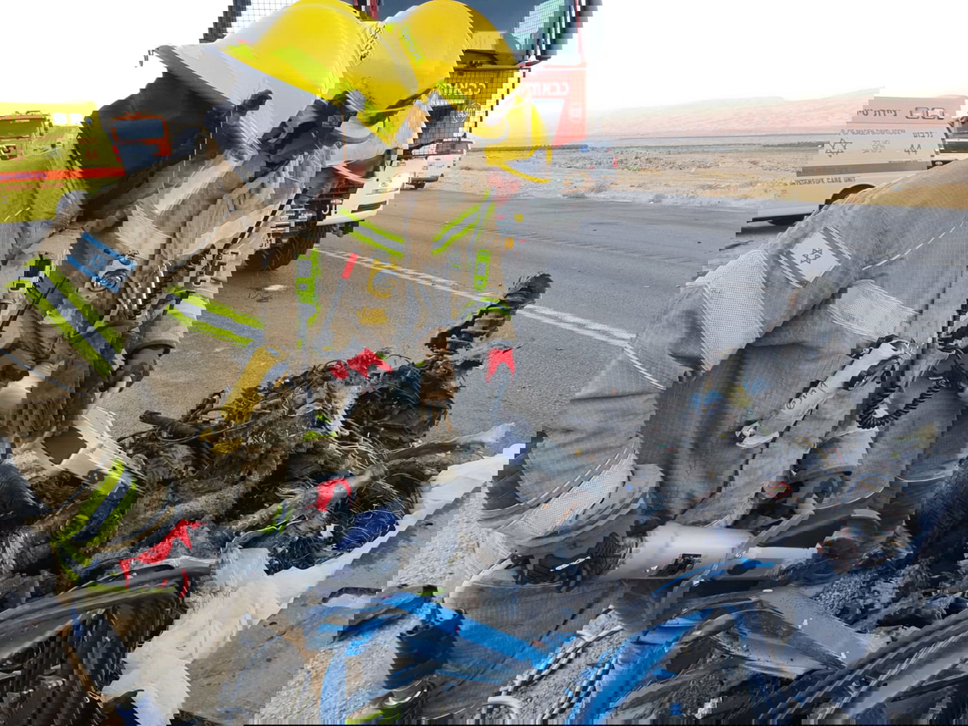 חרדי נהרג בכביש 90: 'הרכב היה קרוע והנהג נלכד בתוכו'