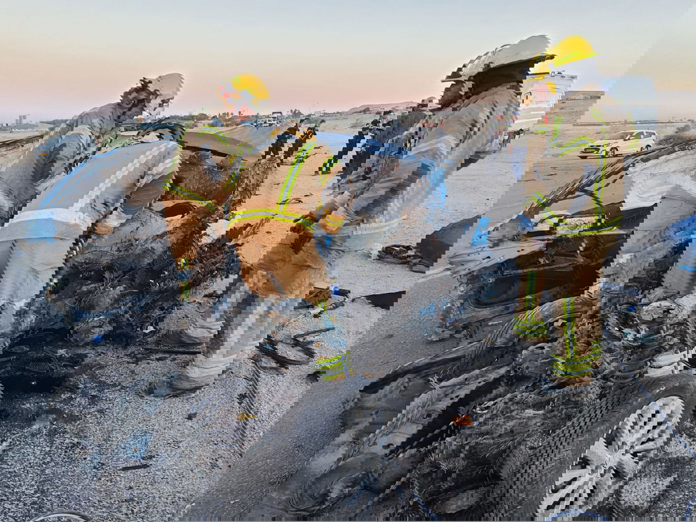 חרדי נהרג בכביש 90: 'הרכב היה קרוע והנהג נלכד בתוכו'