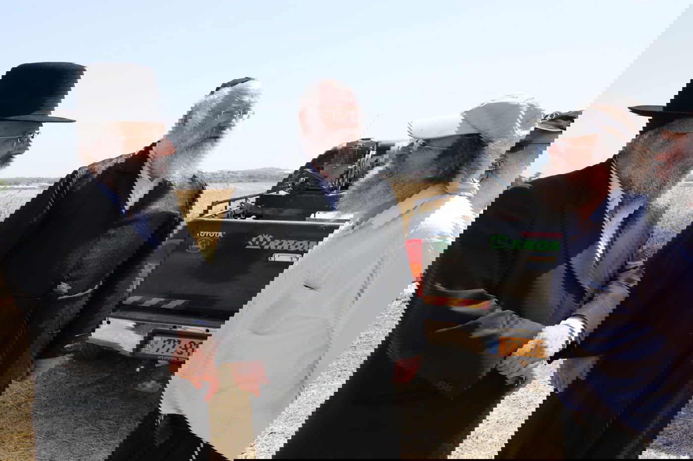 ה'חזונאישניקים' קצרו חיטים • צפו בתיעוד