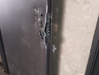 בזמן ביקורו של הרבי בישראל: הרס ונזקים בבניין הת"ת